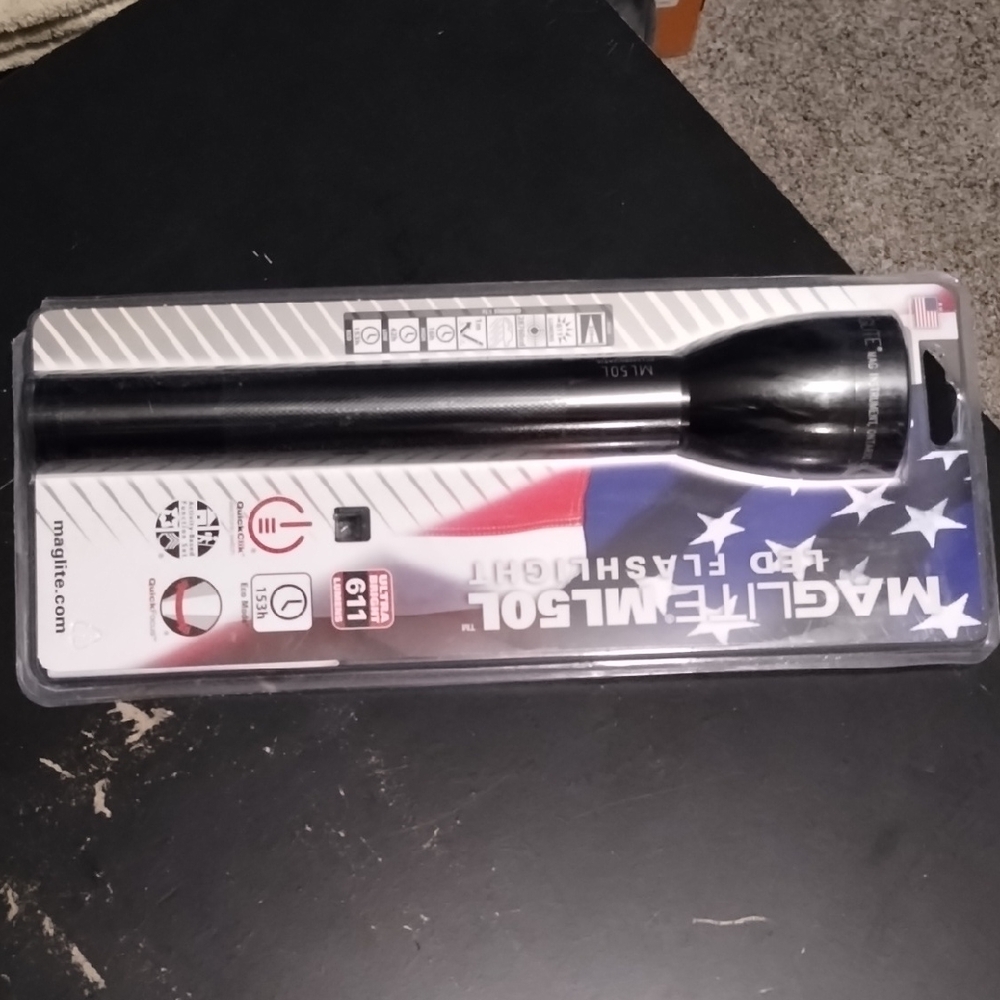 3 LED Flashlights - Black